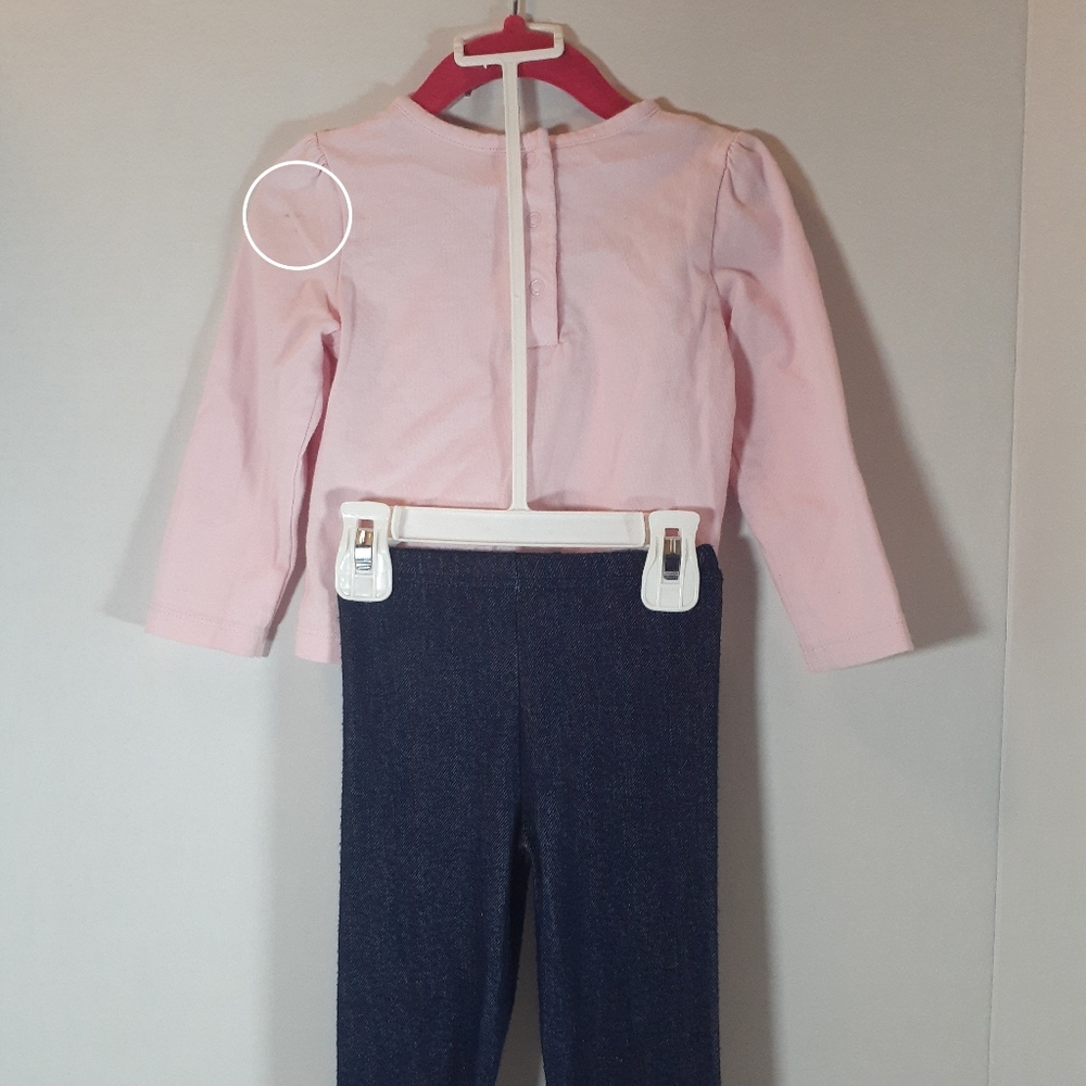 3pc Little Me Girls Hooded Raincoat Outfit - Picture 5 of 7